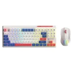 کیبورد و ماوس بی سیم گیمینگ لاجی کی مدل KM329W، سوییچ ممبران، Full-Size، نورپردازی RGB