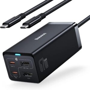 شارژر رومیزی و هاب بیسوس GaN5 Pro Desktop Fast Charger توان 67 وات