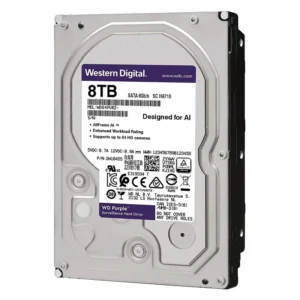 هارد اینترنال وسترن دیجیتال مدل Purple ظرفیت 8 ترابایت
